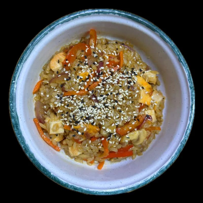 Рис Тяхан с курицей