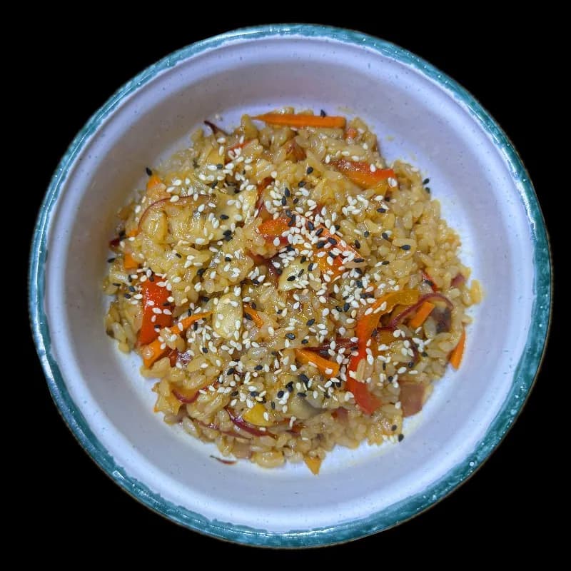 Рис Тяхан с овощами